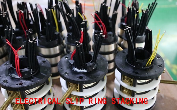 electrical slip ring stacking