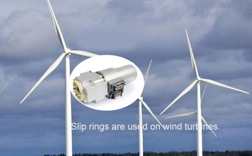 Wind slip ring
