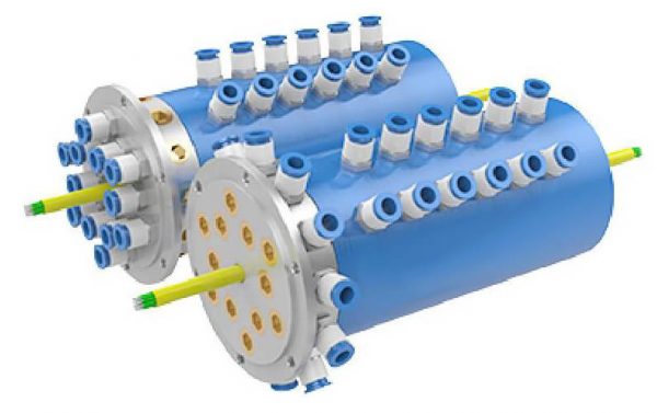 unión rotativa eléctrica