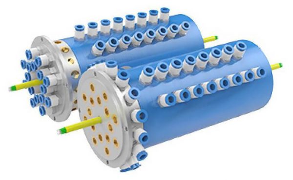 unión rotativa eléctrica