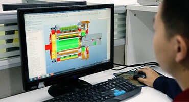 Engineering Technician is designing slip ring