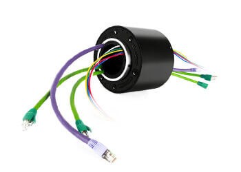 Ethernet slip ring with bore