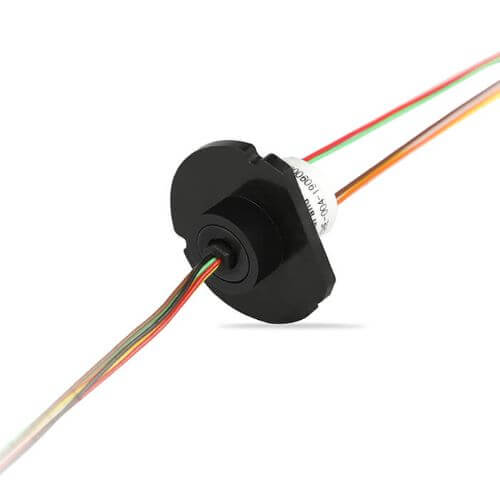 slip ring with flange