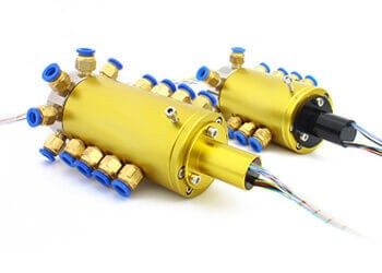 pneumatic hydraulic rotary joint with electrical