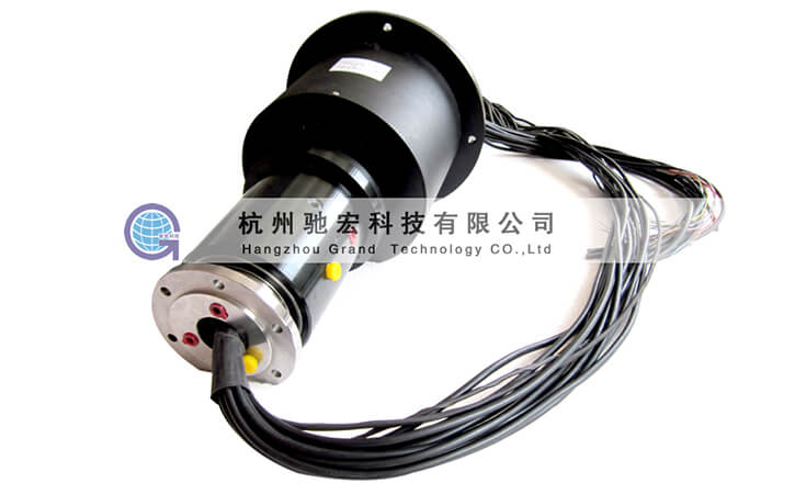 Gas electric slip ring