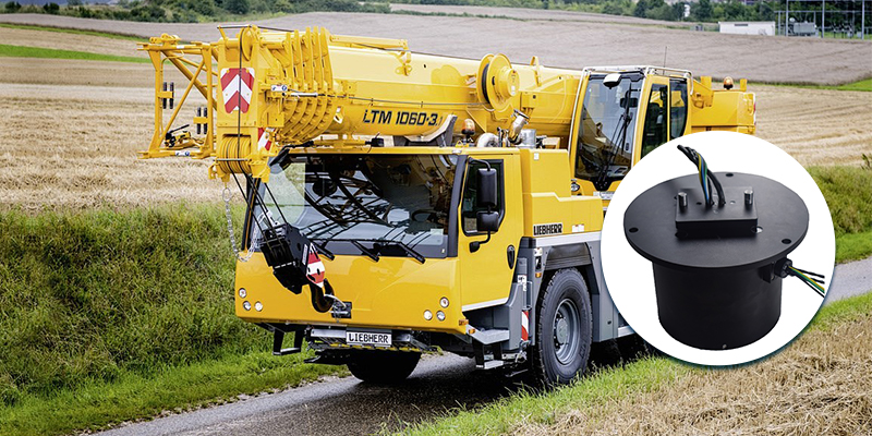 slip ring application in aerial work vehicles