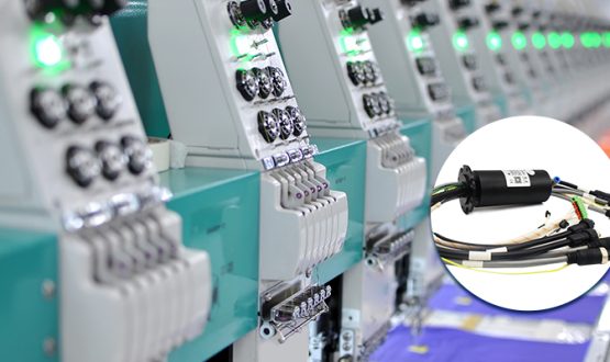 slip ring applications for textile machines