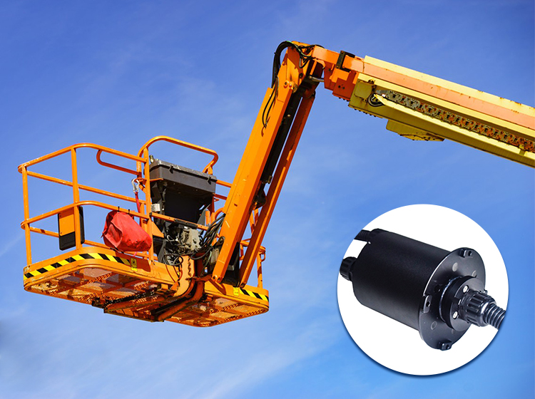 Slip ring application-aerial work vehicle