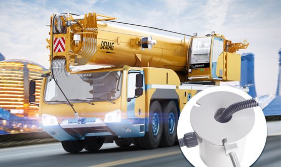 Slip ring application-crane