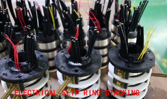 electrical slip ring stacking