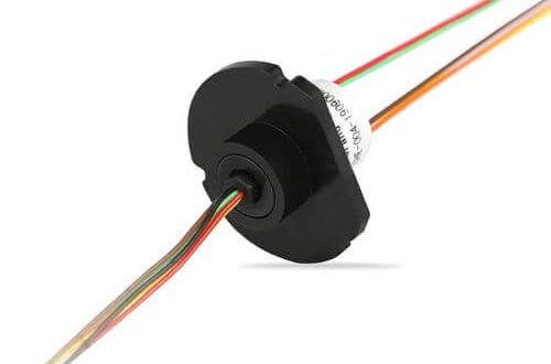 mini slip ring with flange