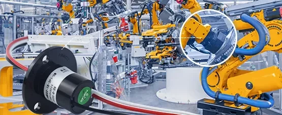 pneumatic electrical slip rings