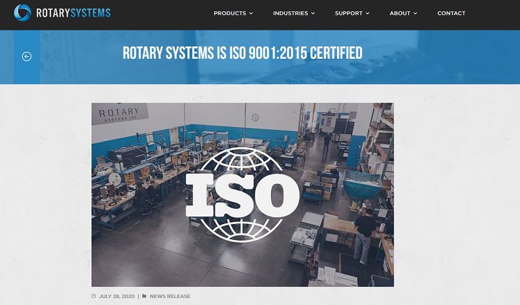 rotary systems quality and standards