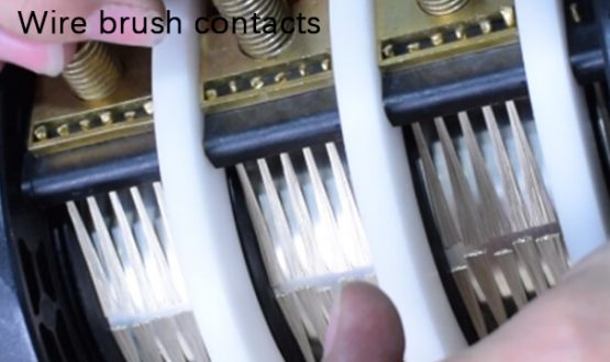 wire brush contacts